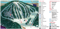 Belle Neige Ski Trail Map