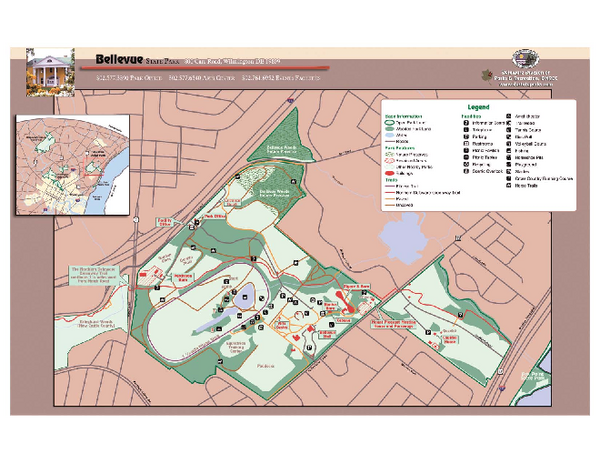 Bellevue State Park Map