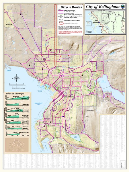 Bellingham, Washington City Map