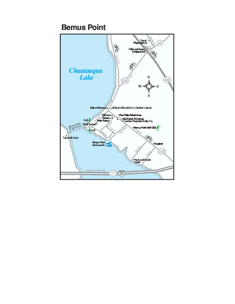 Bemus Point Map