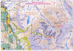 Ben Nevis Trail map