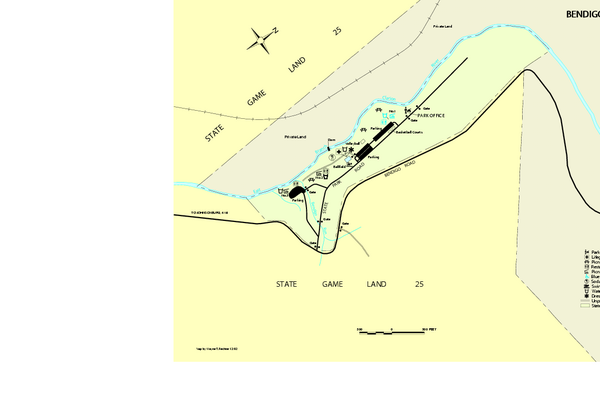 Bendigo State Park map