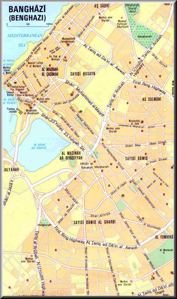 Benghazi City Map