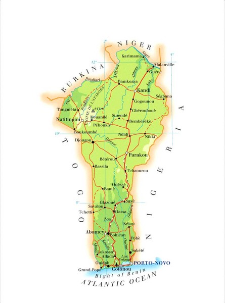 Benin Map