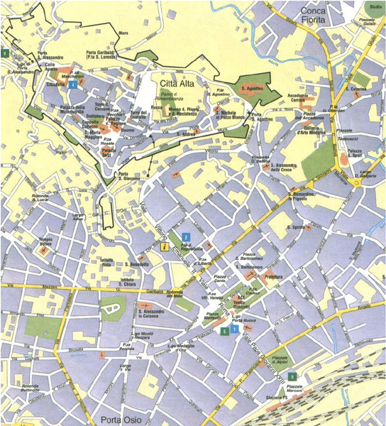 Bergamo Italy On Map Bergamo Map - Bergamo Italy • Mappery