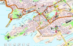 Bergen Guide Map