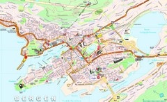 Bergen Tourist Map