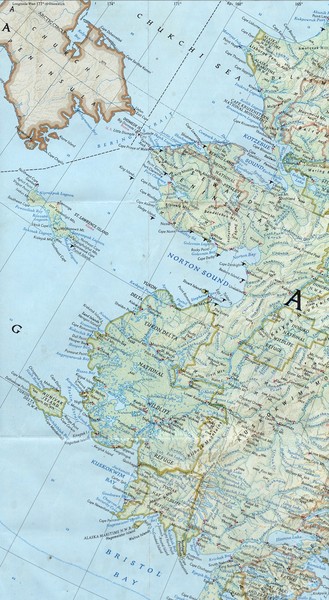 Bering Strait Map