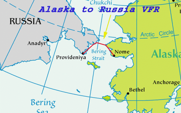 Bering Strait Map