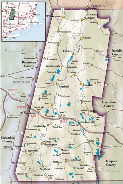 Berkshires Map