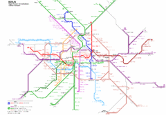 Berlin Rapid Transit Map