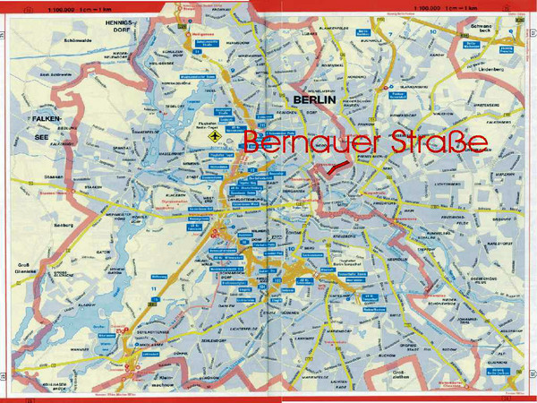 Berlin Tourist Map