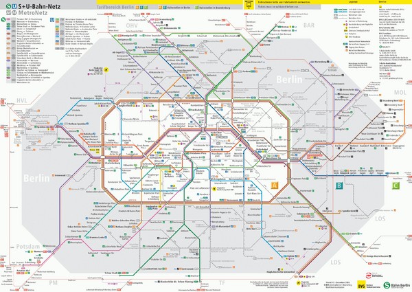 Berlin Transit Map
