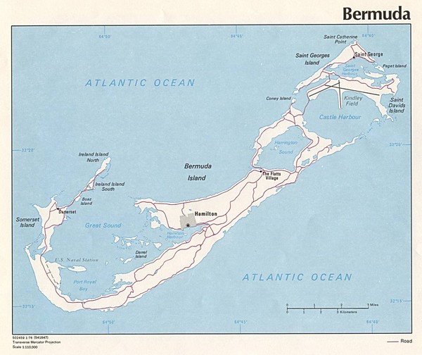 Bermuda Tourist Map