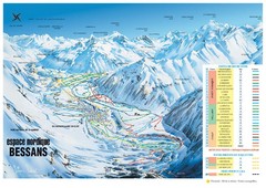 Bessans Ski Trail Map