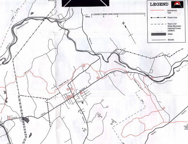 Bethlehem NH Snowmobile Trail Map