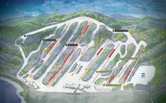 Big Boulder Ski Area Ski Trail Map