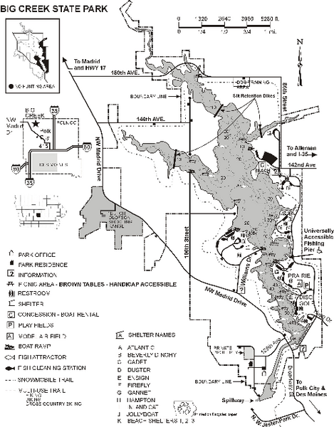 Big Creek State Park Map