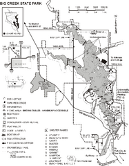 Big Creek State Park Map