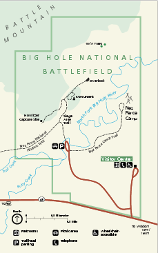 Big Hole National Battlefield Official Map