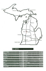 Big Rapids Distance Map