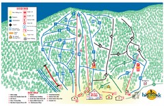 Big Rock Ski Trail Map