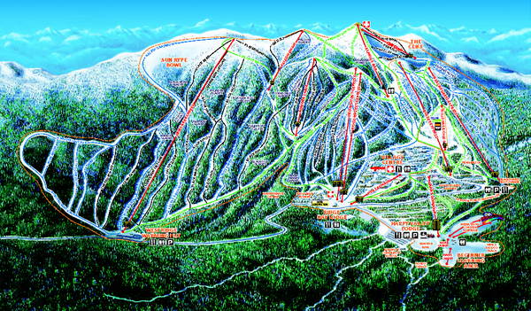Big White Ski Resort Ski Trail Map