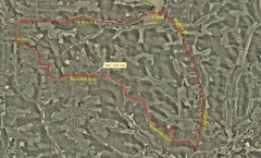 Bike Race Map Blank Hill Road
