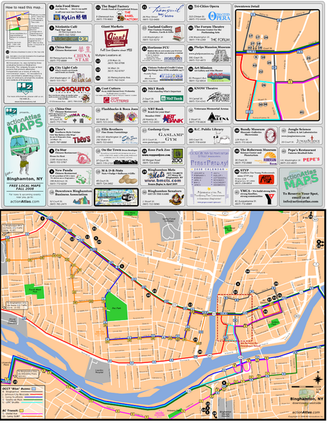 Binghampton Bus Route Map