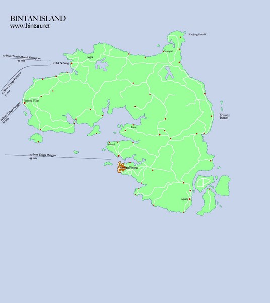 Bintan Island Map