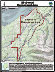 Birchwood, Alaska Tourist Map