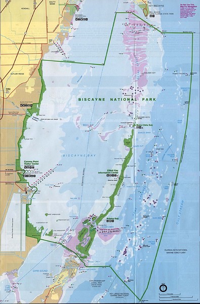 Biscayne National Park Map