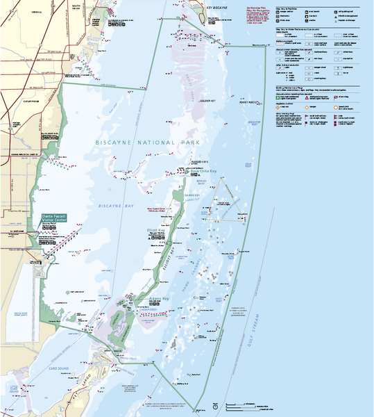 Biscayne National Park Official Map