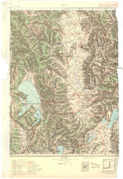 Bitola Region Topo Map
