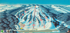 Bittersweet Ski Area Ski Trail Map