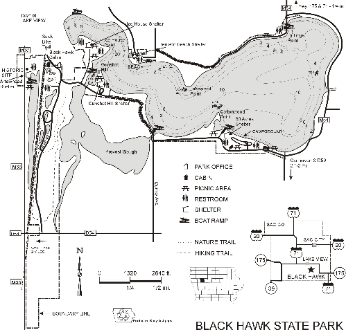 Black Hawk State Park Map