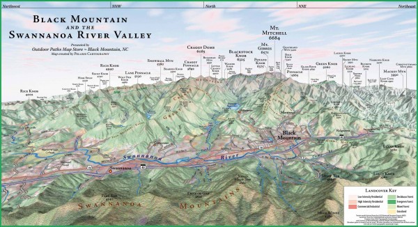 Black Mountain Panorama map