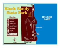Black Sandy State Park Map