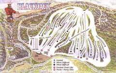 Blackjack Ski Resort Ski Trail Map