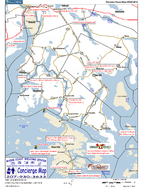 Blue Hill Peninsula Maine Us Map Stonington Maine Us Mappery