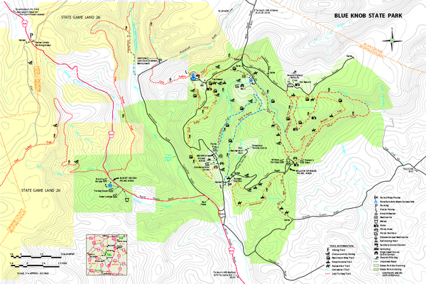Blue Knob State Park Map