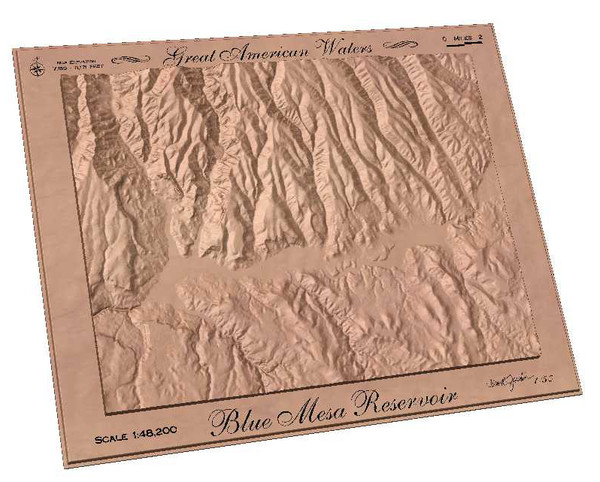 Blue Mesa Reservoir Map