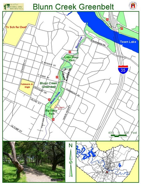 Blunn Creek Greenbelt Map