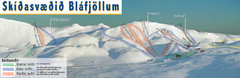 Bláfjöll Ski Trail Map