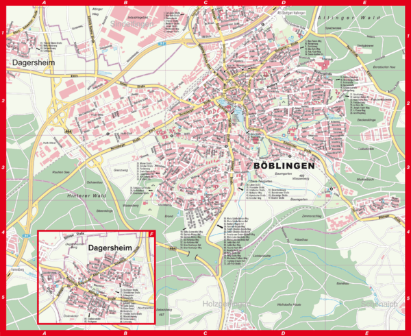 Boblingen Map - Boblingen Germany • mappery