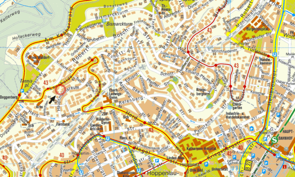 Boblingen Street Map