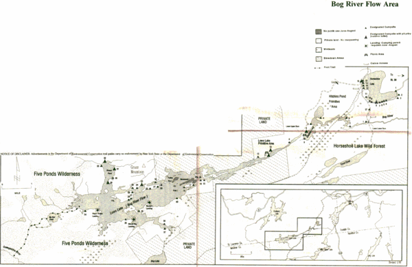 Bog River Map
