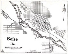 Boise Idaho 1917 Map