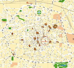 Bologna Tourist Map