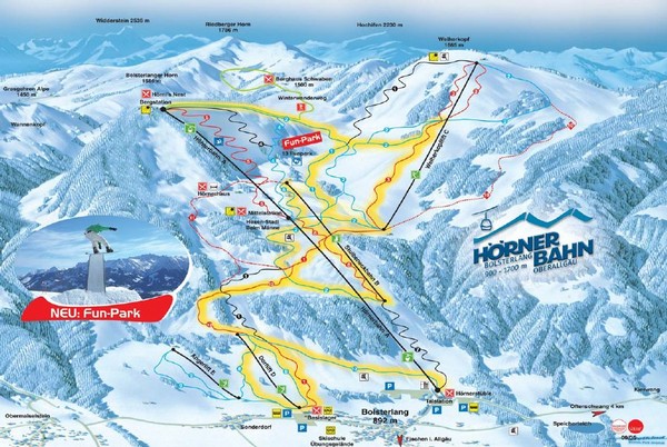 Bolsterlang Ski Trail Map